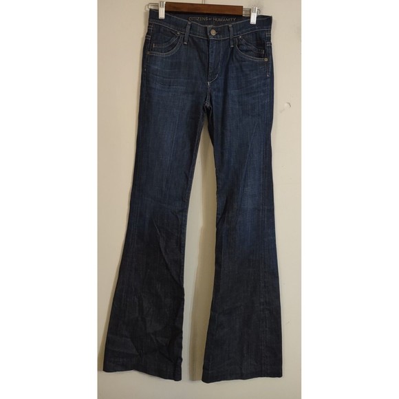 Citizens of Humanity Women's Hutton Medium Rise Wide Leg Jeans Size 27 - Picture 1 of 8